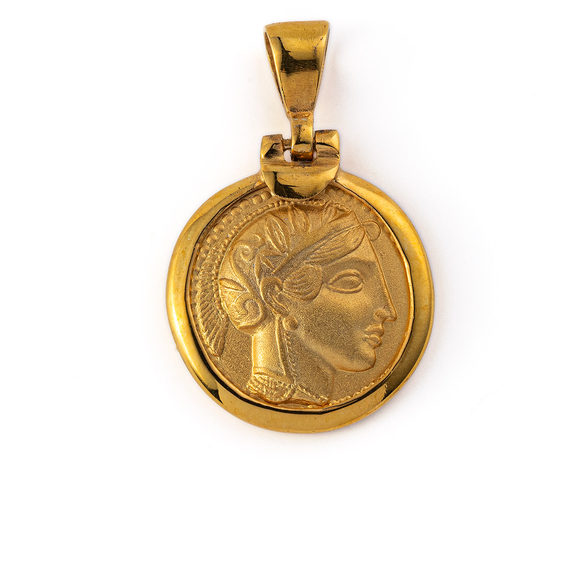 Greek Owl Athena Coin Pendant - Symbol of Wisdom, Mascot of Athena, To –  LylaSupplies