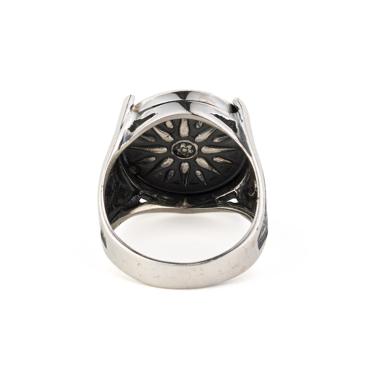 Vergina Sun Ring - 925 Sterling Silver - GREEK ROOTS