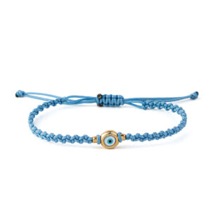 Evil Eye Siel Macrame Bracelet – 925 Sterling Silver