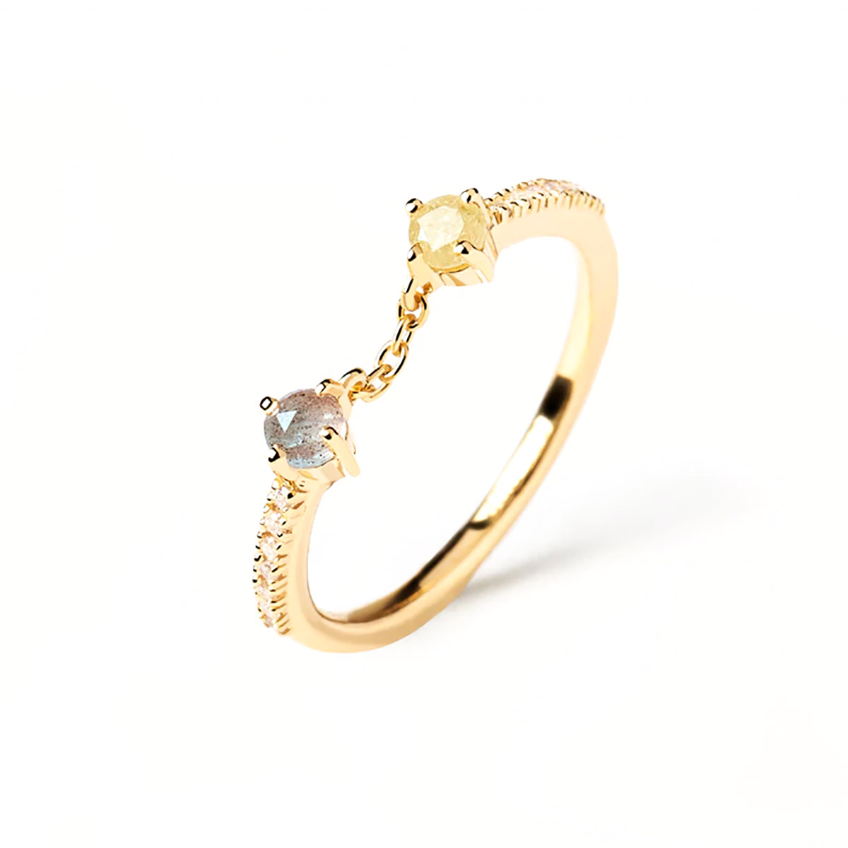 PD Paola Zena Gold Ring - GREEK ROOTS juno COLLECTION