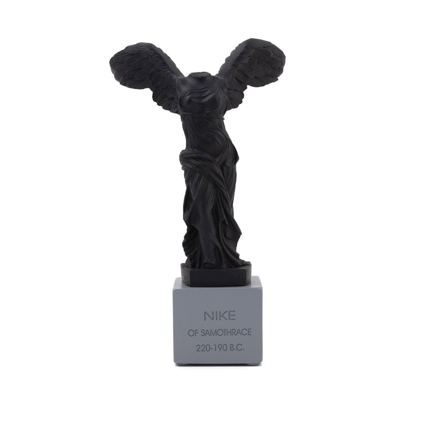 Pop Art Statue Black Nike of Samothrace - GREEK ROOTS