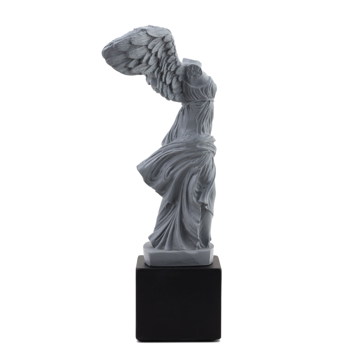 Pop Art Statue Grey Nike of Samothrace 24 cm - GREEK ROOTS