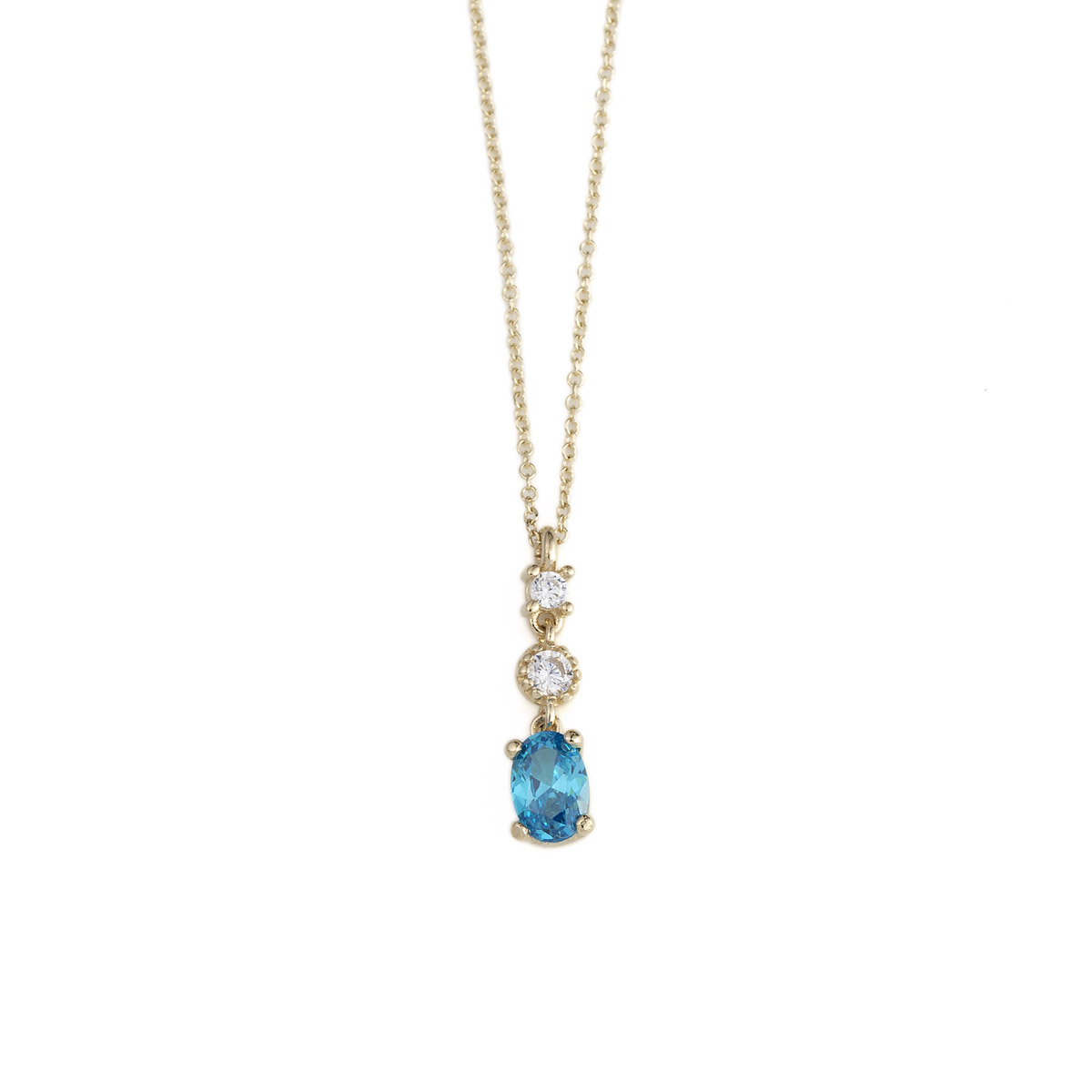 Gold tone blue block stone Lakshmi Kerala style necklace set dj-37563 –  dreamjwell
