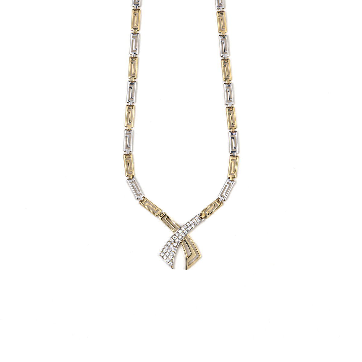 Greek Gold Plated Silver Necklace | Sirioti Jewelry
