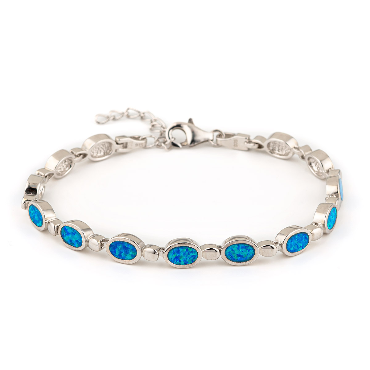 Silver with Opal Stone Bracelet – Nissan Brothers | The Holy Land