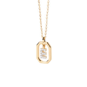 Mini Letter E Necklace