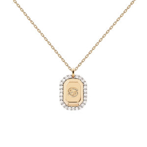 PD Paola Cancer Gold Necklace