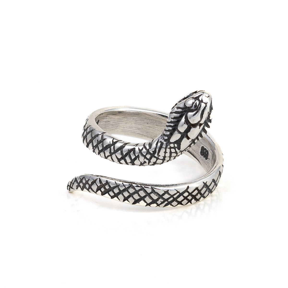 Δαχτυλίδι Φίδι Ρυθμιζόμενο – Ασήμι 925 - GREEK ROOTS