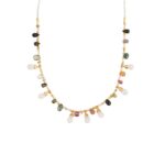 Moonstone and Tourmaline Necklace