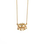 Eye Necklace with Peridot