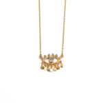 Eye Necklace with Blue Topaz
