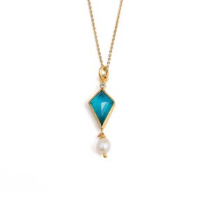 925 Sterling Silver and Gold Plated Pariba Necklace
