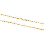 Paperclip Chain Sterling Silver and Gold Plated