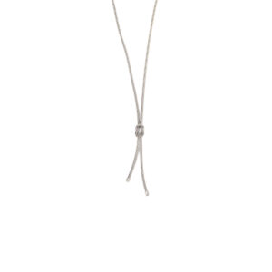 Knot Necklace Gold Plated and Sterling Silver