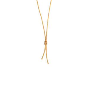 Knot Necklace Gold Plated