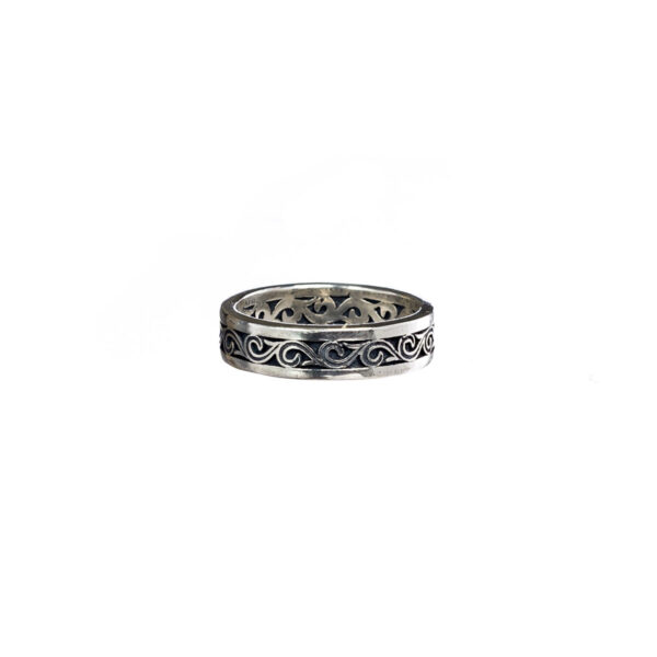 Gerochristo - Kyma band ring in Sterling Silver