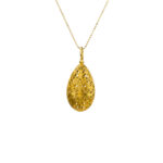Kallisto teardrop pendant in Gold plated silver 925