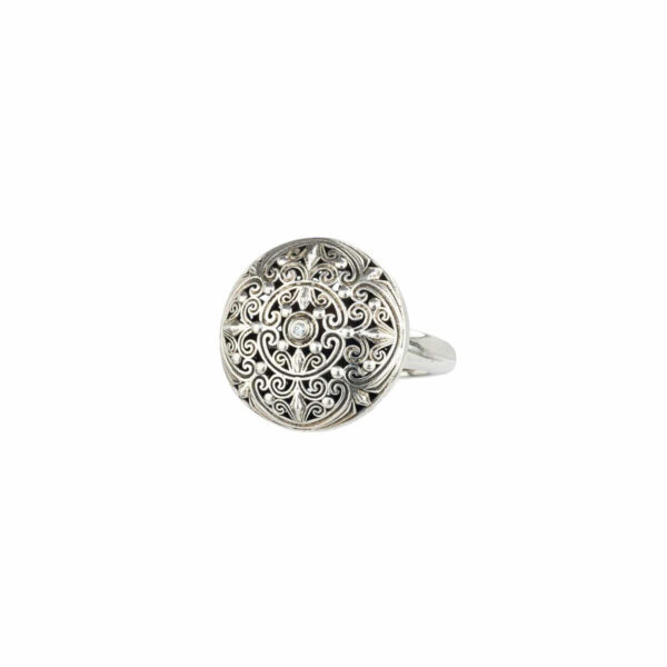 Gerochristo - Kallisto Ring in oxidized silver 925
