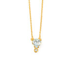 Blue topaz Drop Necklace