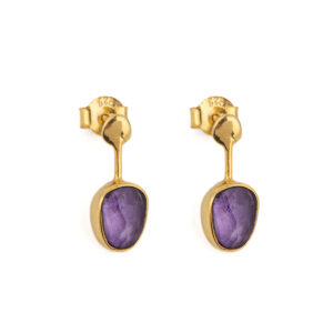 Amethyst Drop Earrings