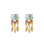 Blue Topaz Dangle Earrings