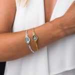 Athena Coin Bracelet - 925 Sterling Silver Gold Plated - Image 3