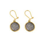 Phaistos Disc Dangle Earrings