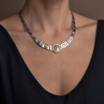 Alexander the Great Necklace – 925 Sterling Silver and Gold Plated