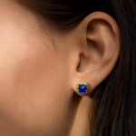 Gerochristo - Καρφωτά Σκουλαρίκια Iris με Τυρκουάζ Copper - Image 2