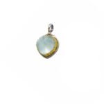 Gerochristo - Iris Heart Pendant in Sterling Silver with Gemstone - Image 2