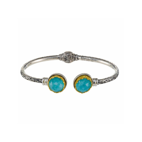 Gerochristo - Amazonite Bracelet in Sterling Silver