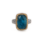 Gerochristo - Iris ring in Sterling Silver with Apatite