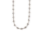 Gerochristo - Chain with Flowers in Sterling Silver