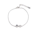 Evil Eye Infinity Bracelet with Zircon