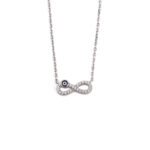 Evil Eye Infinity Necklace with Zircon