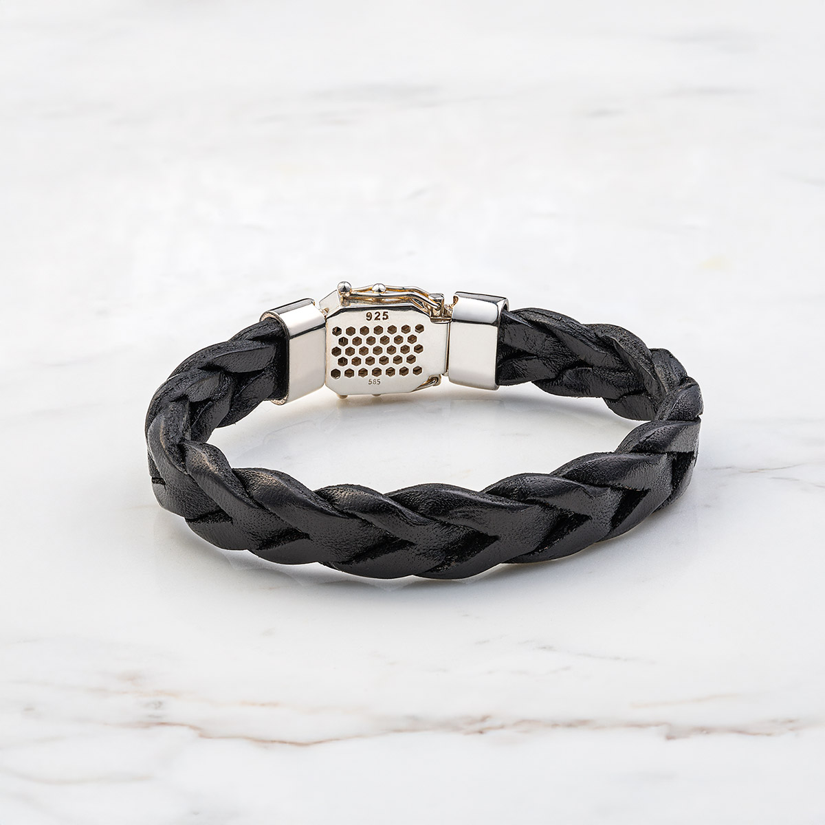 Medusa leather bracelet hotsell