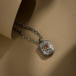 Μενταγιόν Garden Shadows Από Ασήμι 925 & 18Κ Χρυσό - Image 2