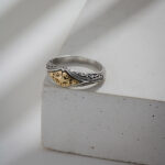 Erotokritos ring in 18K Gold and Sterling Silver - Image 2