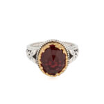 Gerochristo – Dione Oval Ring in Sterling Silver with Doublet Gemstone - Image 7