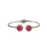 Gerochristo - Iris Bracelet in Sterling Silver with Gemstone