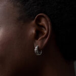 Gerochristo - Garden Shadows Half hoop earrings in Sterling Silver - Image 2