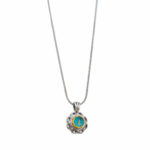 Gerochristo – Penelope Pendant with Turquoise Copper - Image 2