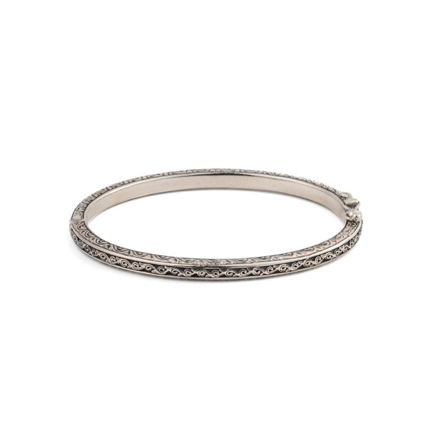 Gerochristo - Bangle Bracelet in Sterling Silver