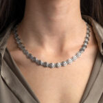 Sterling Silver Spiral Necklace - Image 2