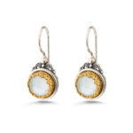 Gerochristo - Iris earrings in Sterling Silver with Doublet Stones - Image 7