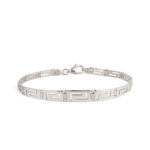 Meander Link Bracelet in Sterling Silver