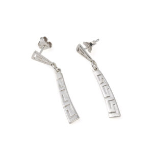 Greca Dangle Earrings - 925 Sterling Silver