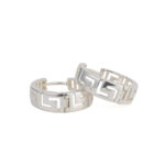 Greca Earrings - 925 Sterling Silver