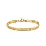 Greek Key Silver Bracelet