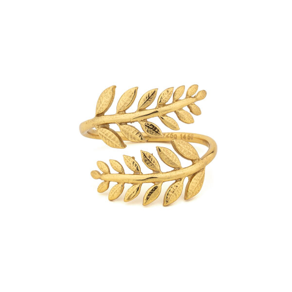 Sterling Silver Fern Ring